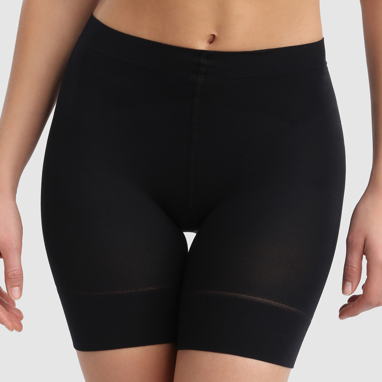 DIM  Shorty Femme Diam's Action Minceur Confort x1, Noir, XL