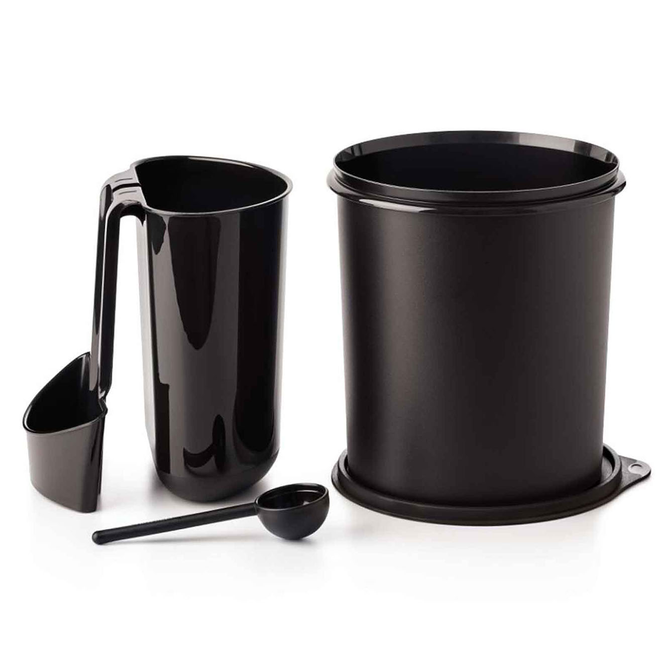 Tupperware - Boite à café My Coffee Station noire - 3.7L