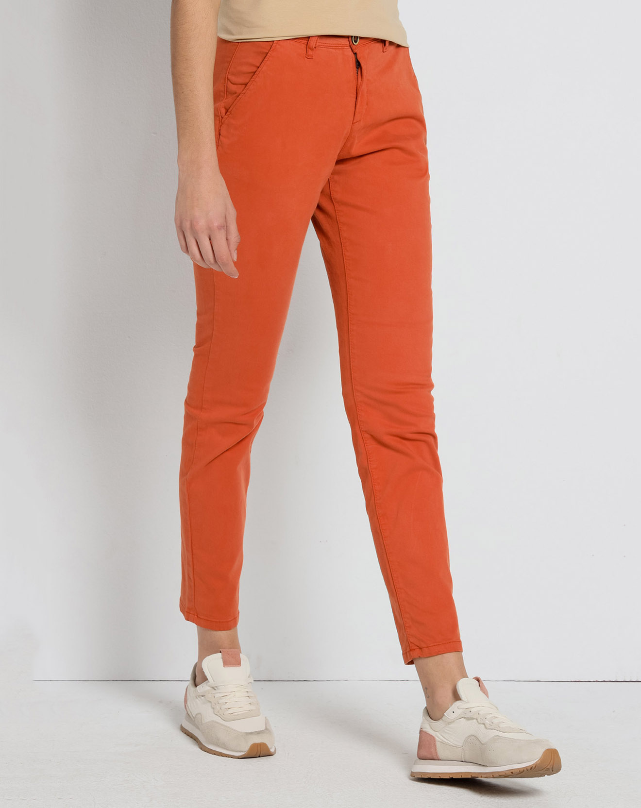cimarron - pantalon chino carla-ariane orange