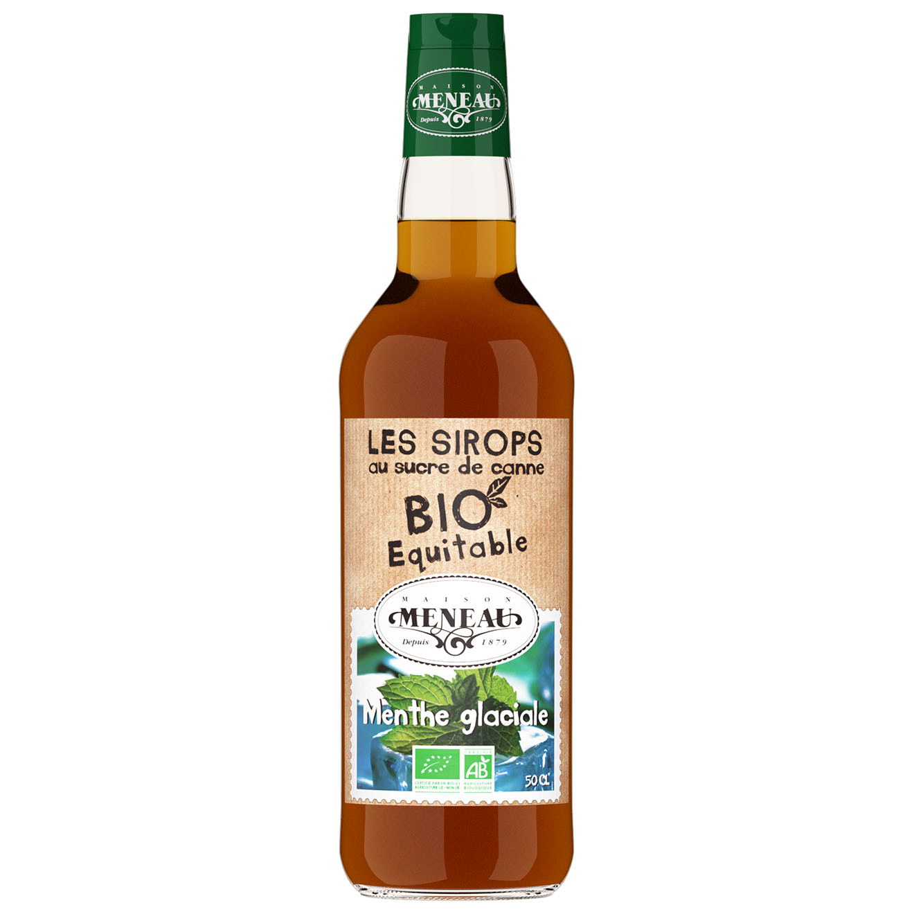 Maison Meneau - Sirop de Menthe Glaciale Bio 50 cl