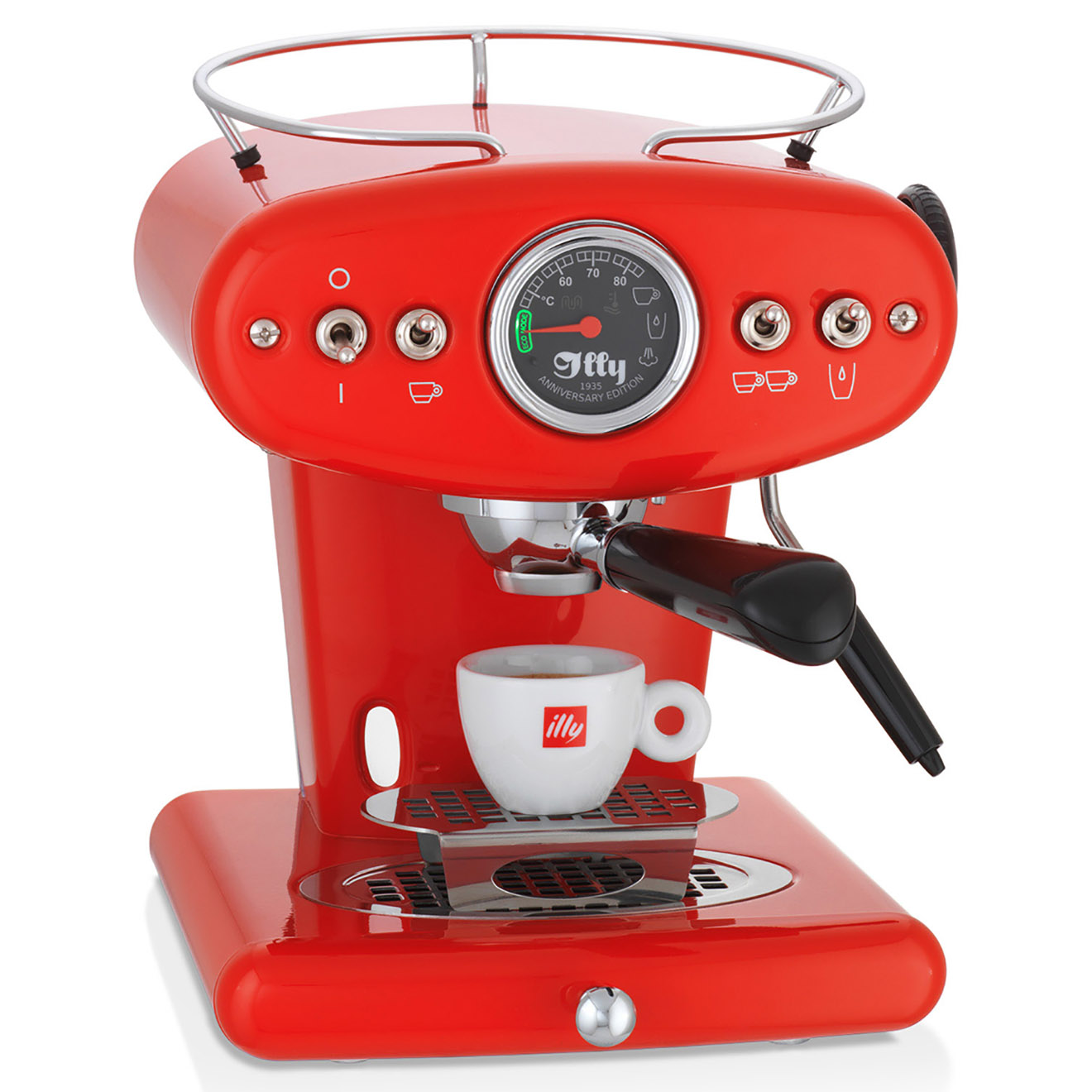 Illy - Machine à Café Illy X1 Iperespresso rouge