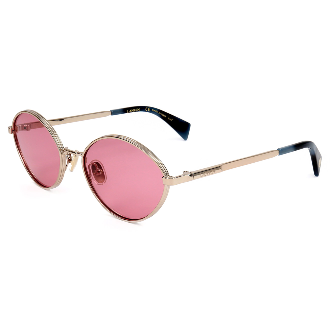 Lanvin - Lunettes de Soleil Femme rose doré/rose