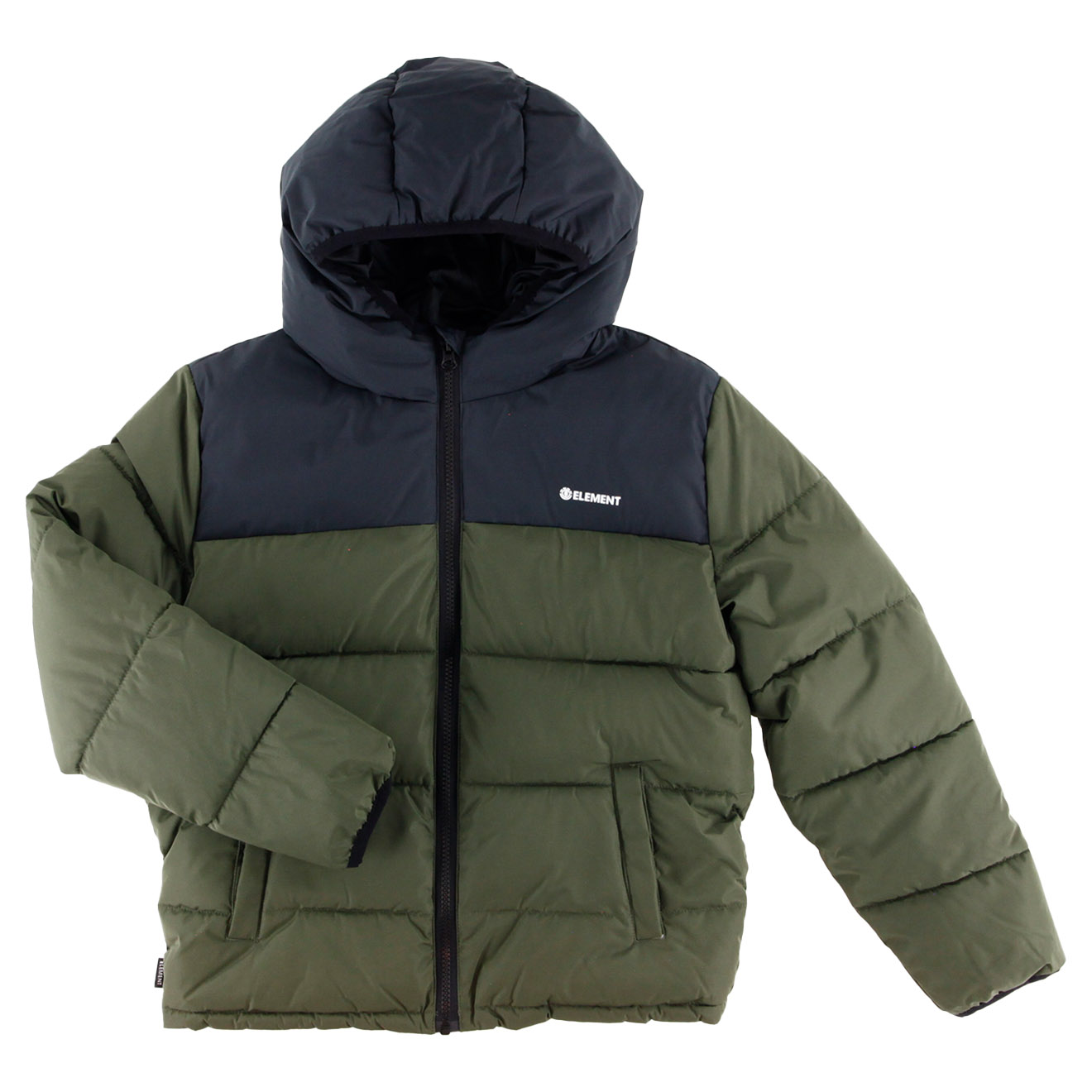 Element - Doudoune Puffa Classic Youth kaki/noir