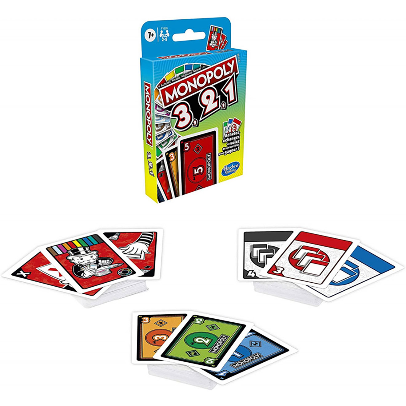 Hasbro - Monopoly 3.2.1 - 7 ans et +