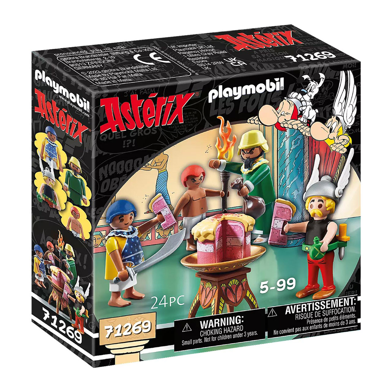 Playmobil - Astérix Le gâteau empoisonné d'Amonbofis - 5 ans et +