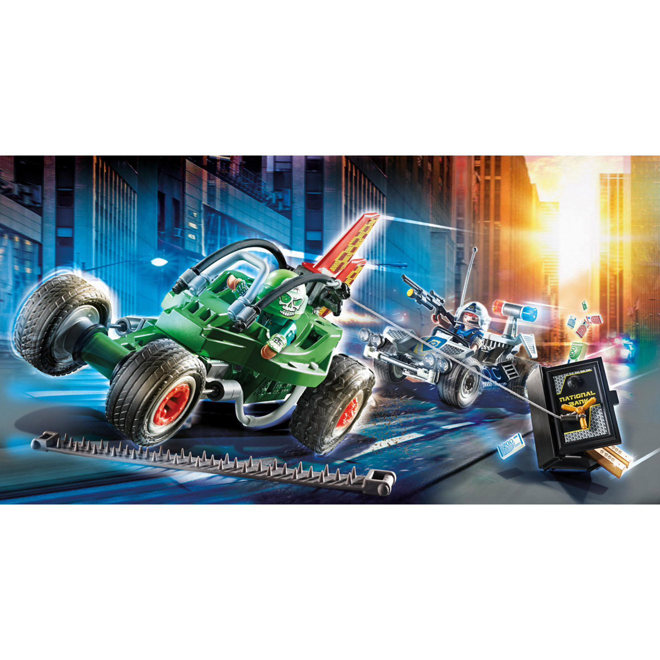 Playmobil - Karts policier et bandit - 4 ans et +