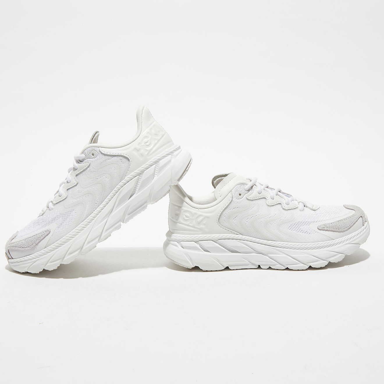 Hoka - Baskets Clifton blanches