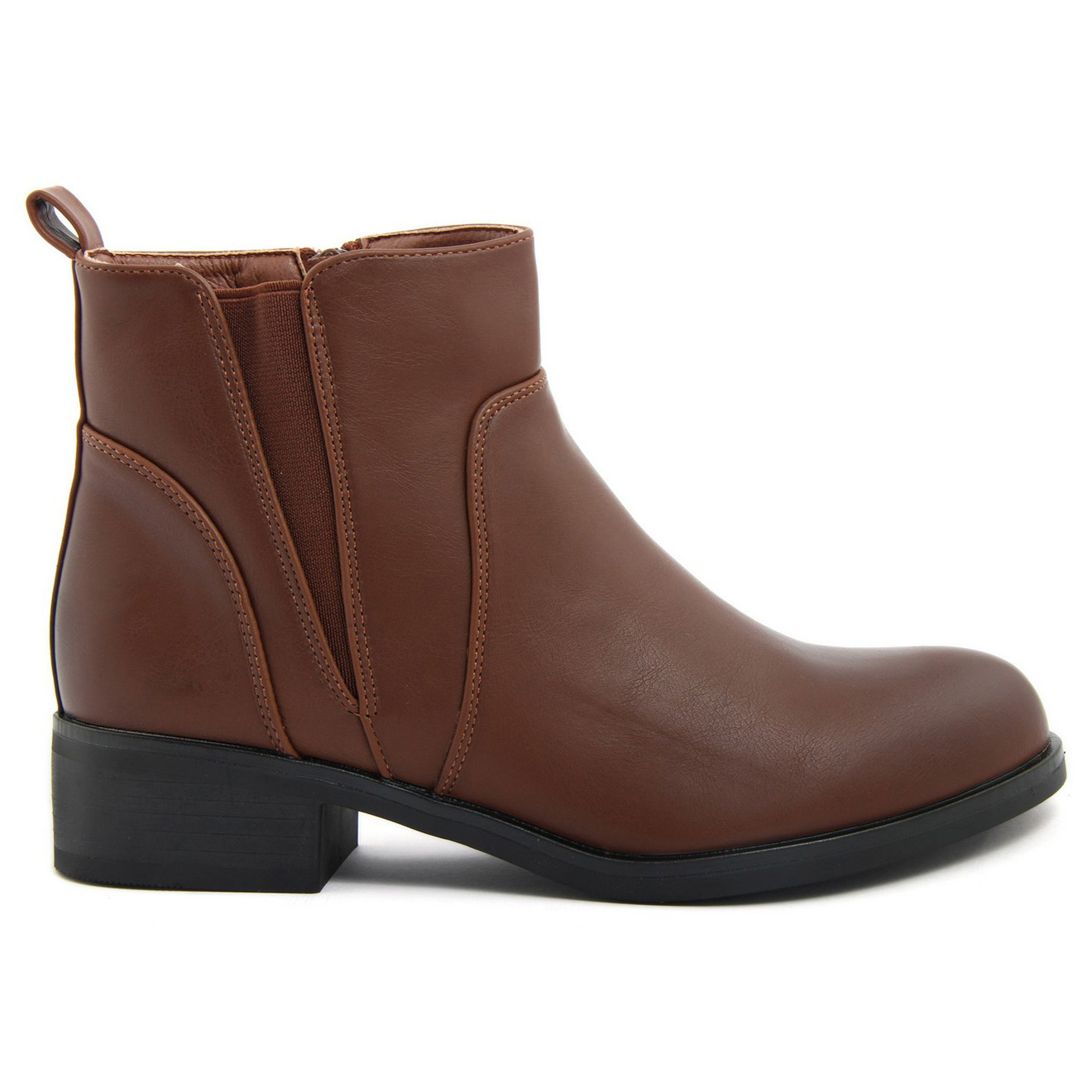 Fashion Attitude - Bottines Clemence marron  - Talon 4 cm