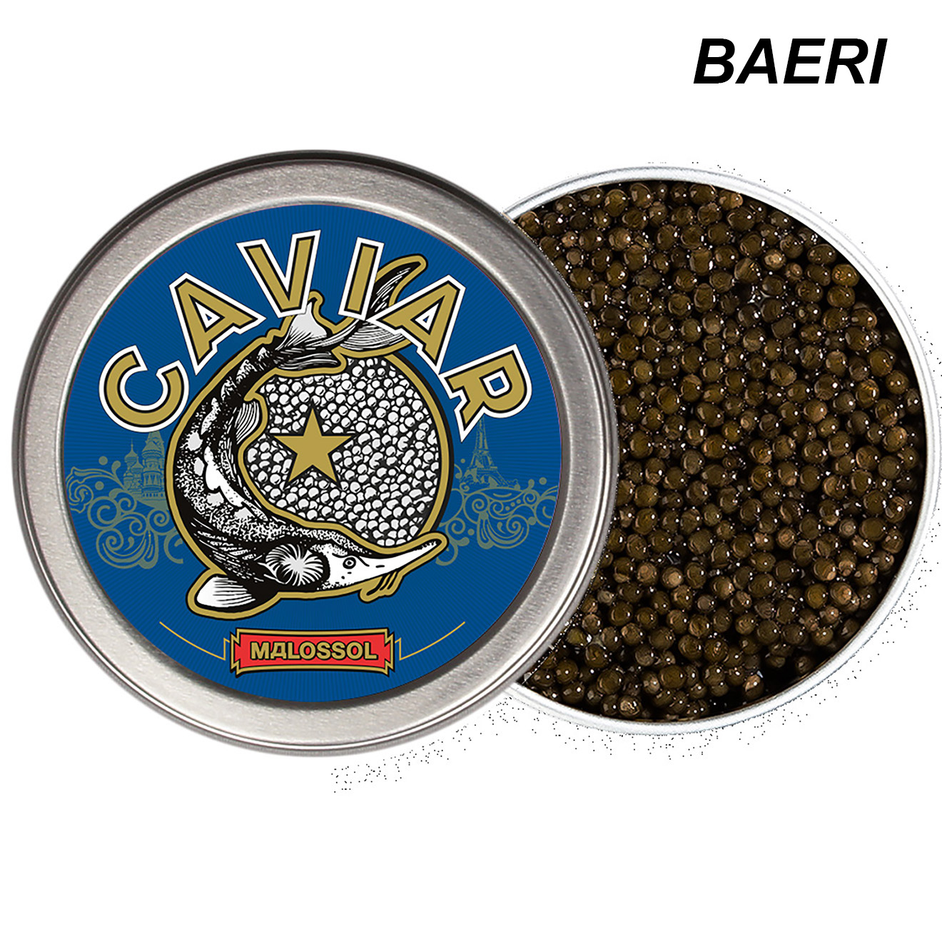 Chsas - Boîte de Caviar Baeri Malossol 250 gr