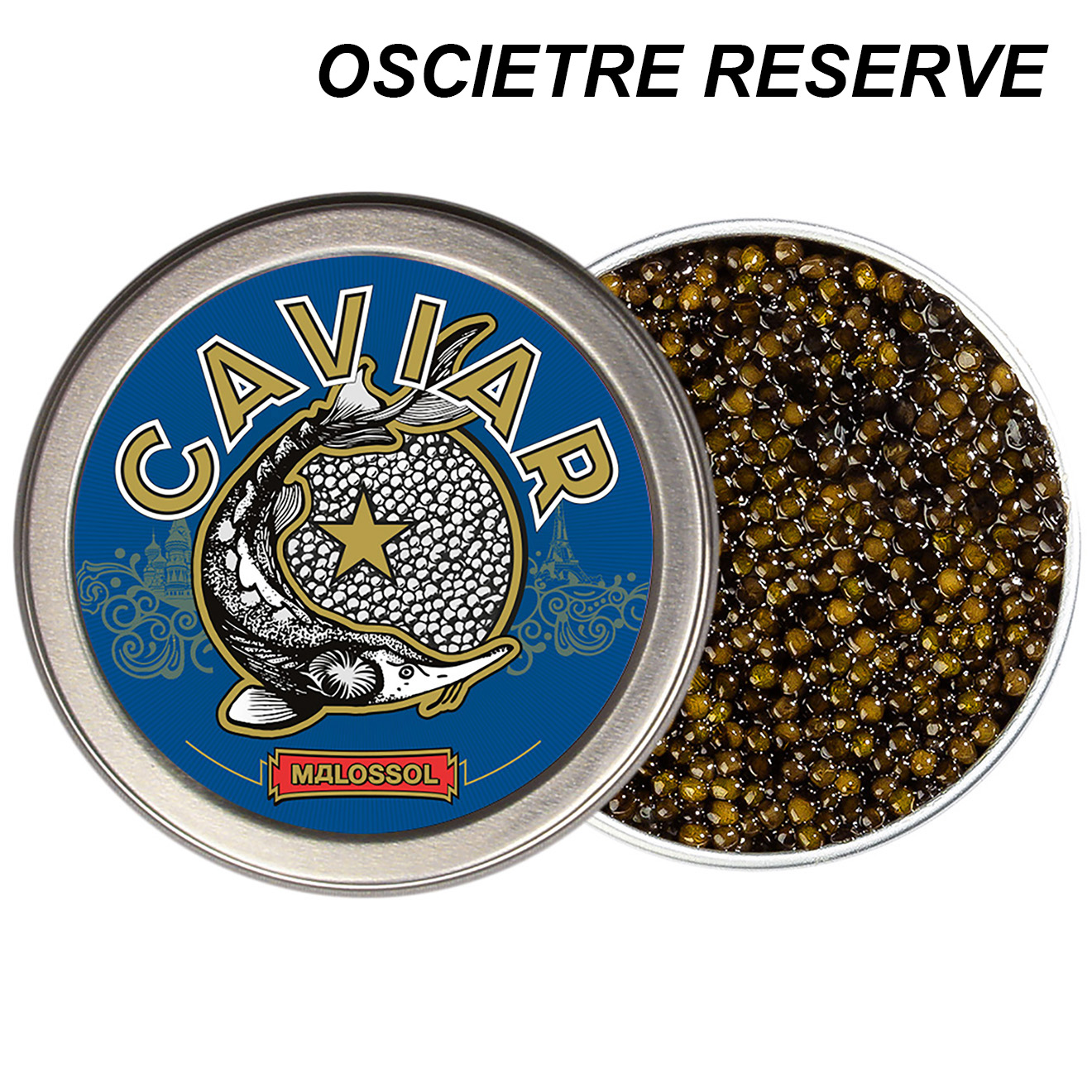 Chsas - Boîte de Caviar Osciètre Réserve 30 gr