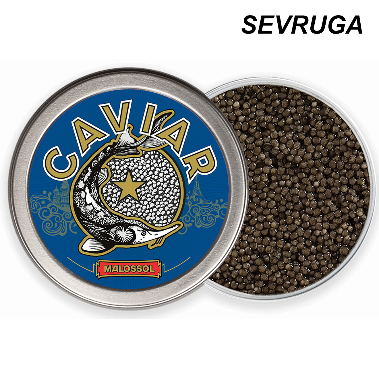 Chsas - Boîte de Caviar Sevruga Sélection 30 gr