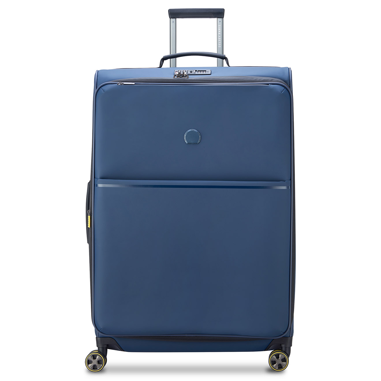 Delsey Paris - Valise Long Séjour 4 roues doubles Turenne Soft 82 cm bleue