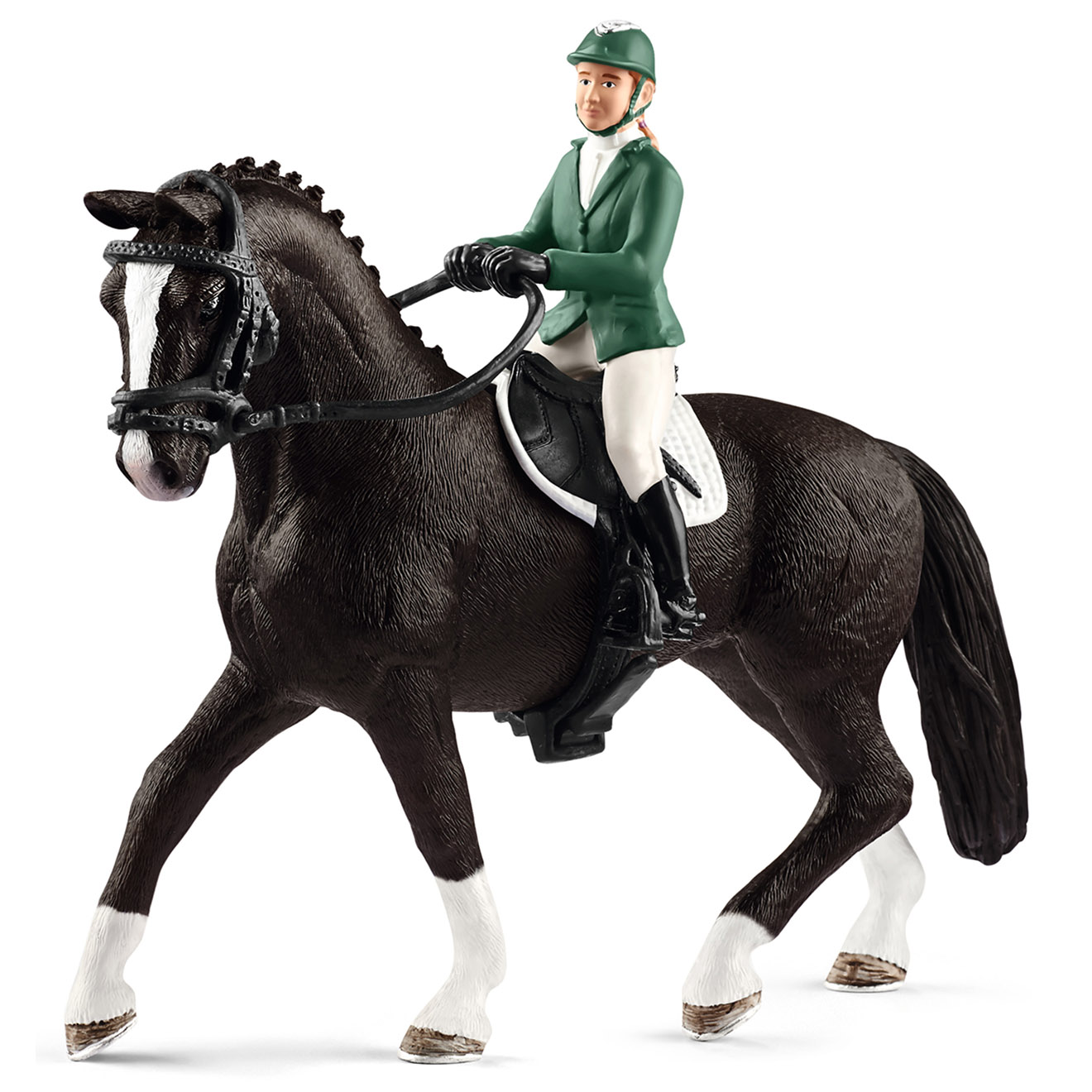 Schleich - Cavalière de saut dobstacles  multicolore