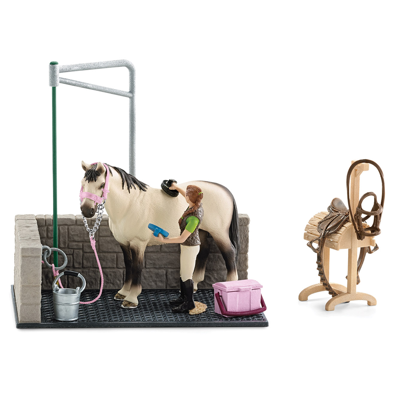 Schleich - Box de lavage pour chevaux multicolore