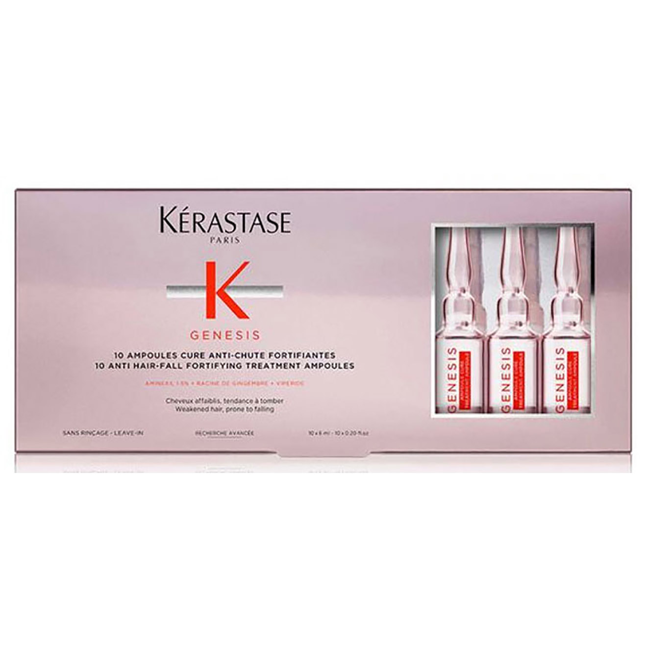 Kérastase - Traitement Fortifiant Anti-Chute de Cheveux Genesis - 10X6 ml