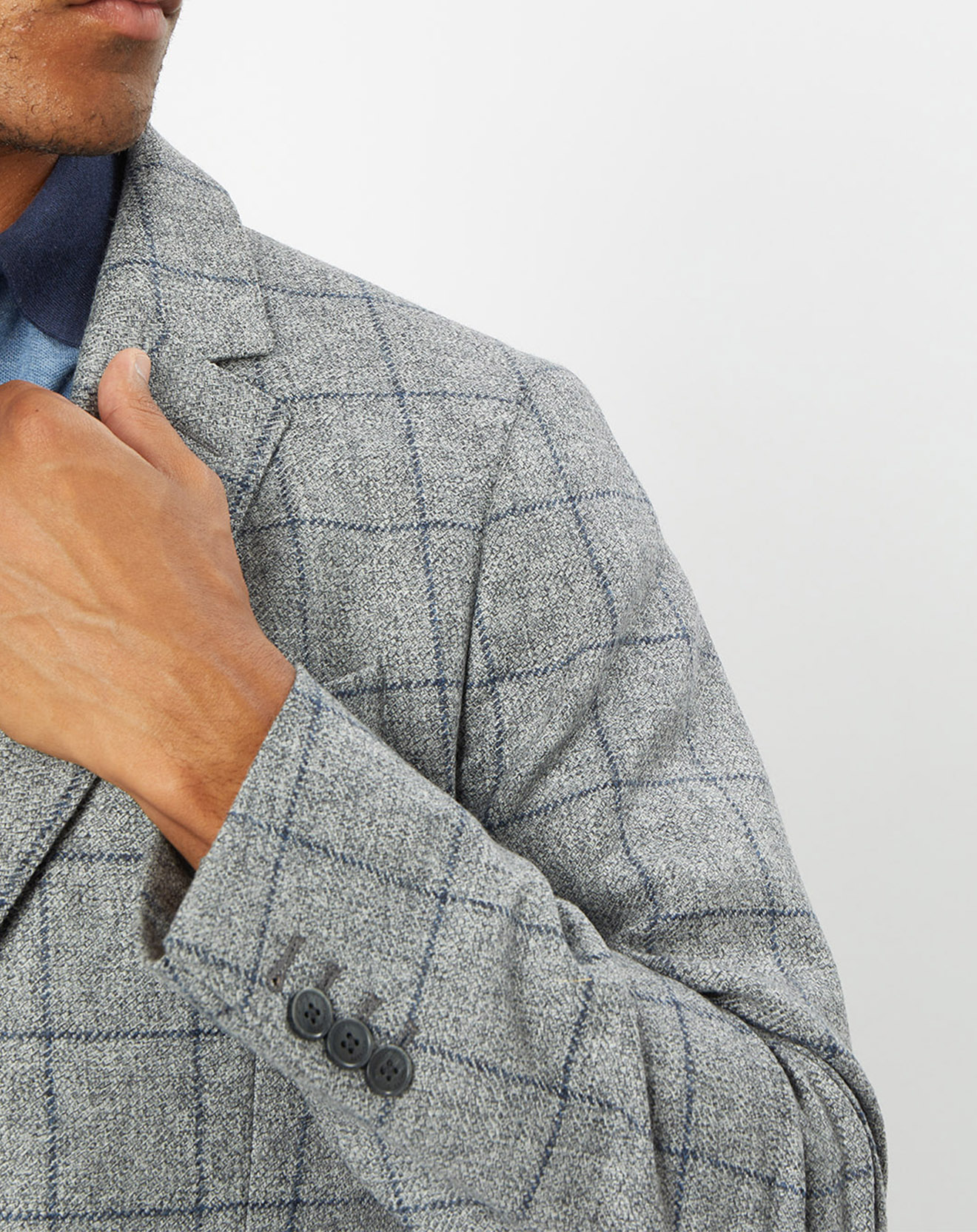 Veste blazer Hackett London laine carreaux marron (D'occasion) à Vésenaz pour CHF 99 - avec