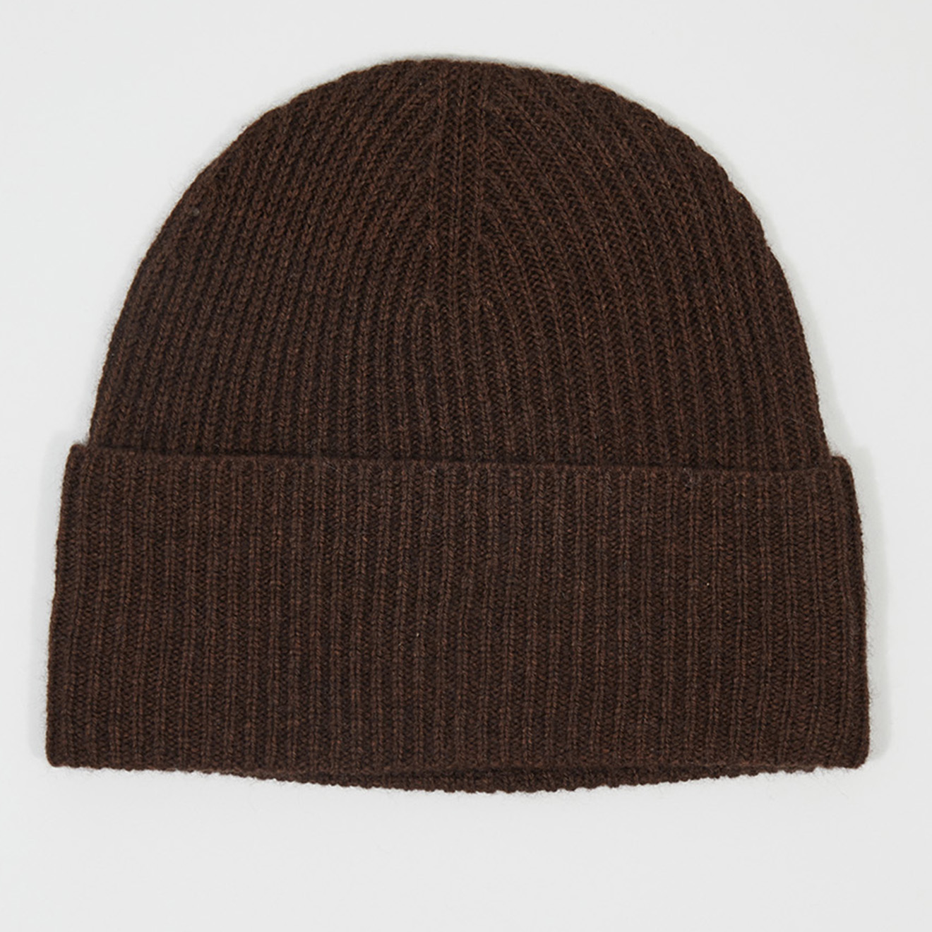 Cashmere Tribu - Bonnet 100% Cachemire maille perle Bonny brownie OS