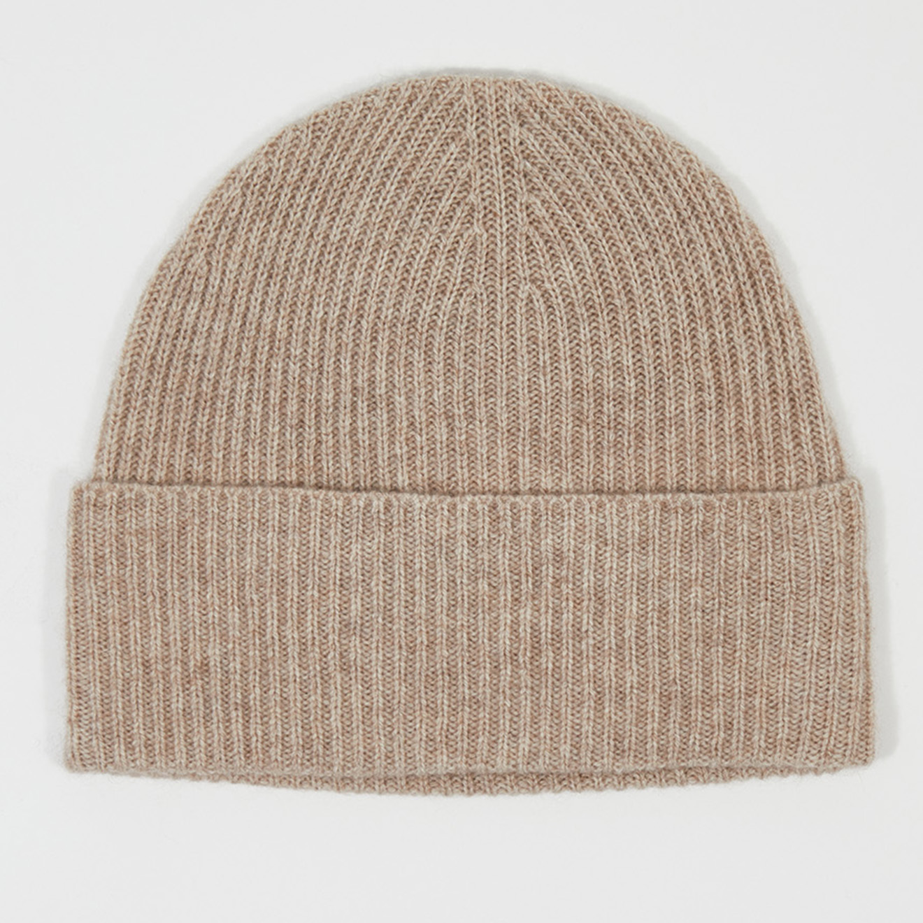 Cashmere Tribu - Bonnet 100% Cachemire maille perle Bonny chestnut OS