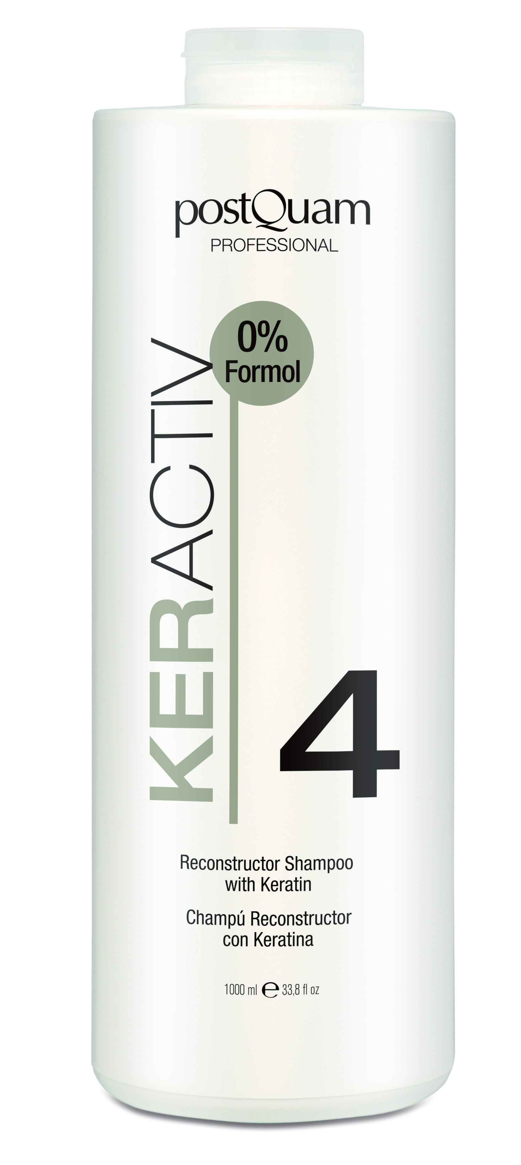 POSTQUAM  Keractiv Shampooing Reconstructeur &agrave; la K&eacute;ratine 1000 ml