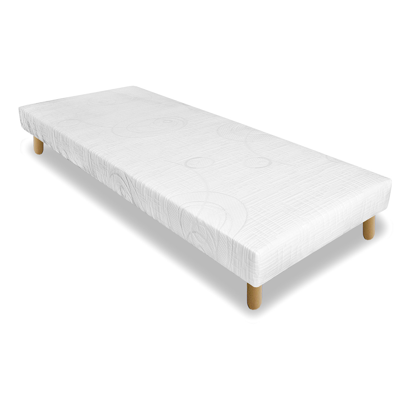 Sommier Confortel blanc - 80x190 cm