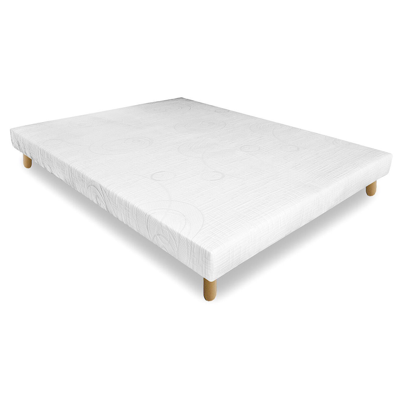 Sommier Confortel blanc - 140x190 cm