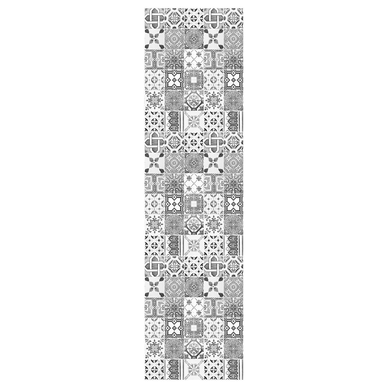 Tapis vinyle Gala gris - 80x300 cm