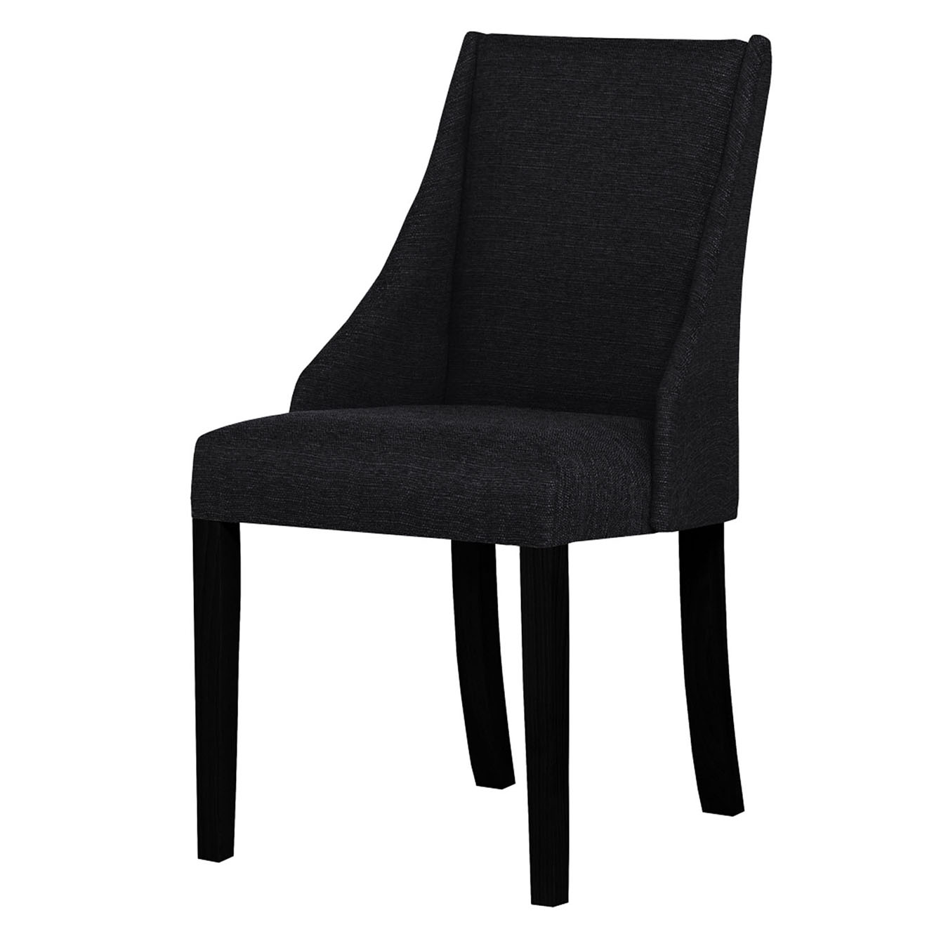 Chaise Absolu noire - 48x55x88 cm