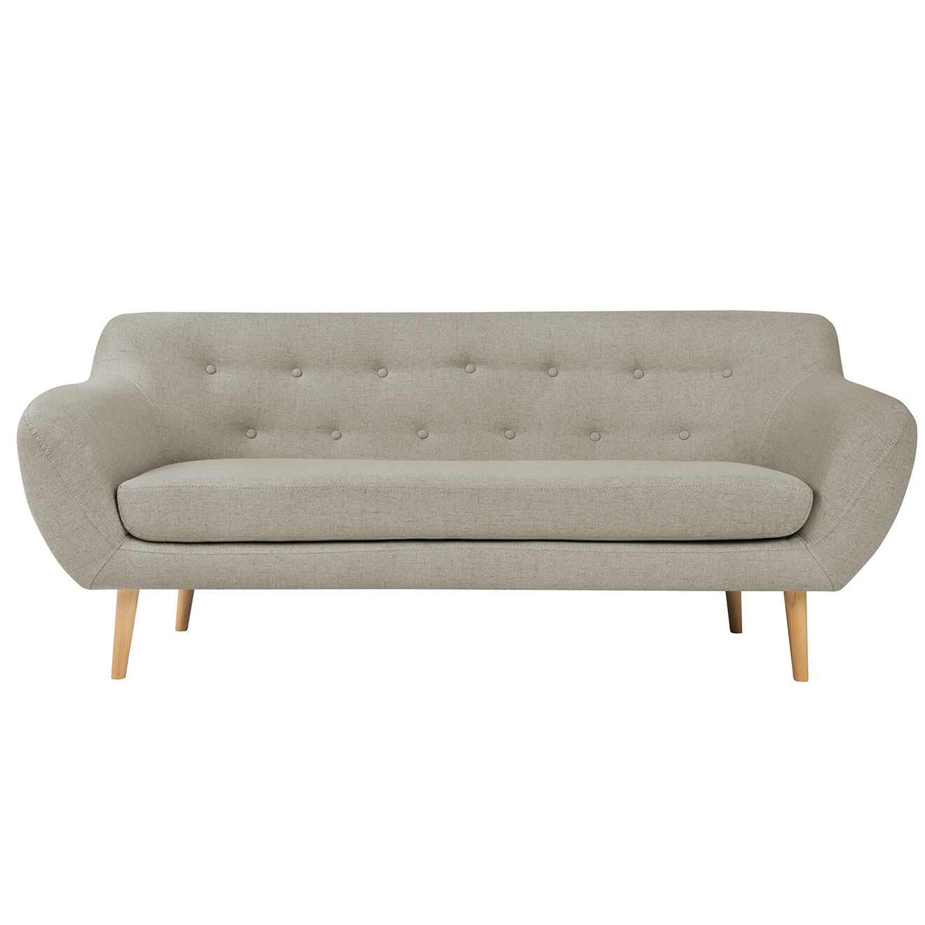 Canapé 3 places Sicile cappucino - 102x73x83 cm