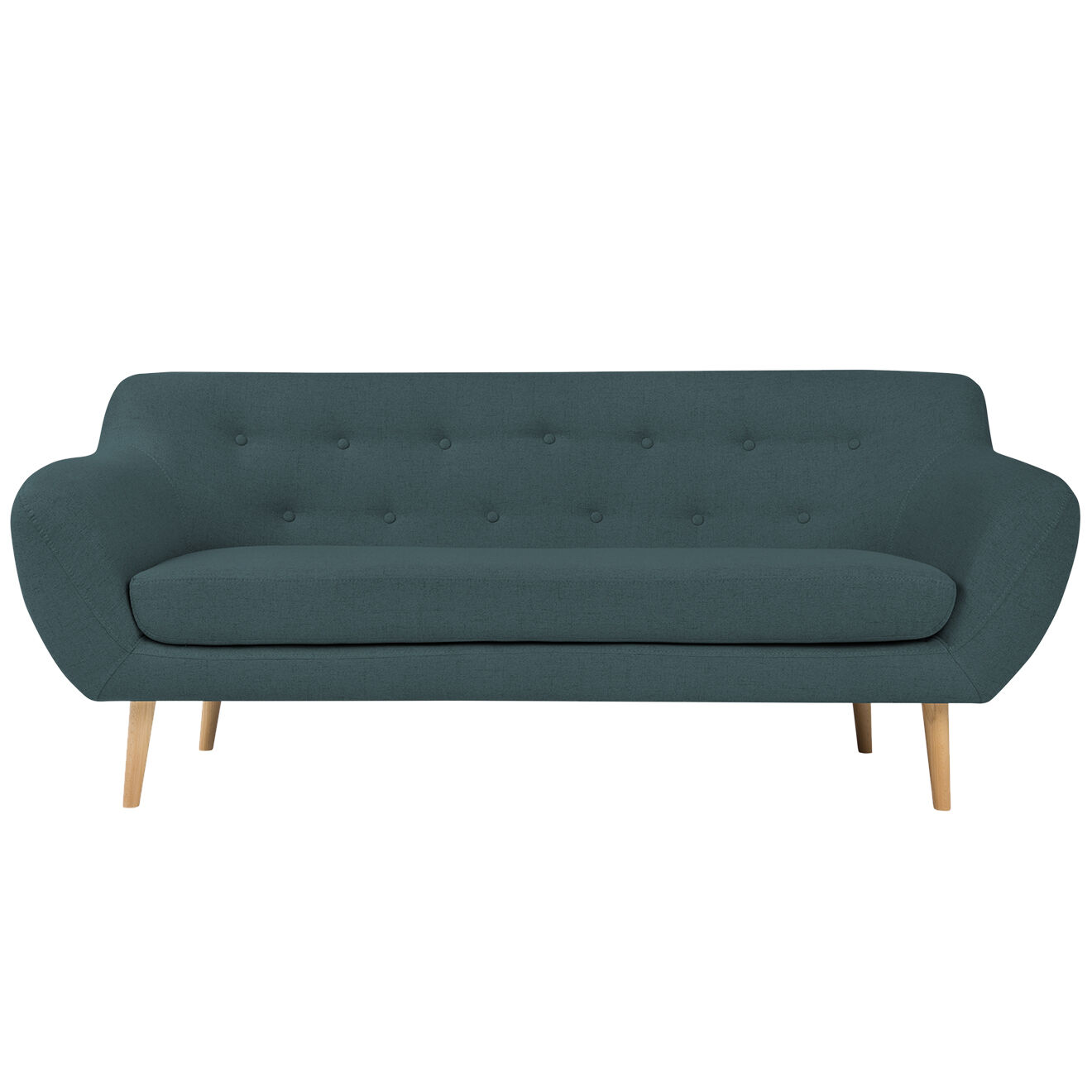 Canapé 3 places Sicile vert - 188x76x83 cm