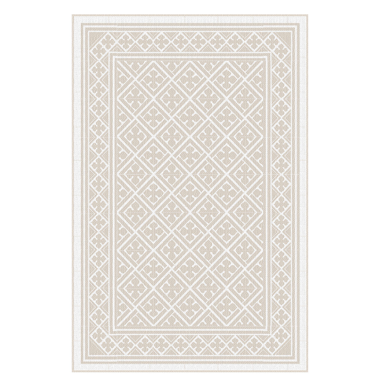 Tapis vinyle Palace sepia - 66x180 cm