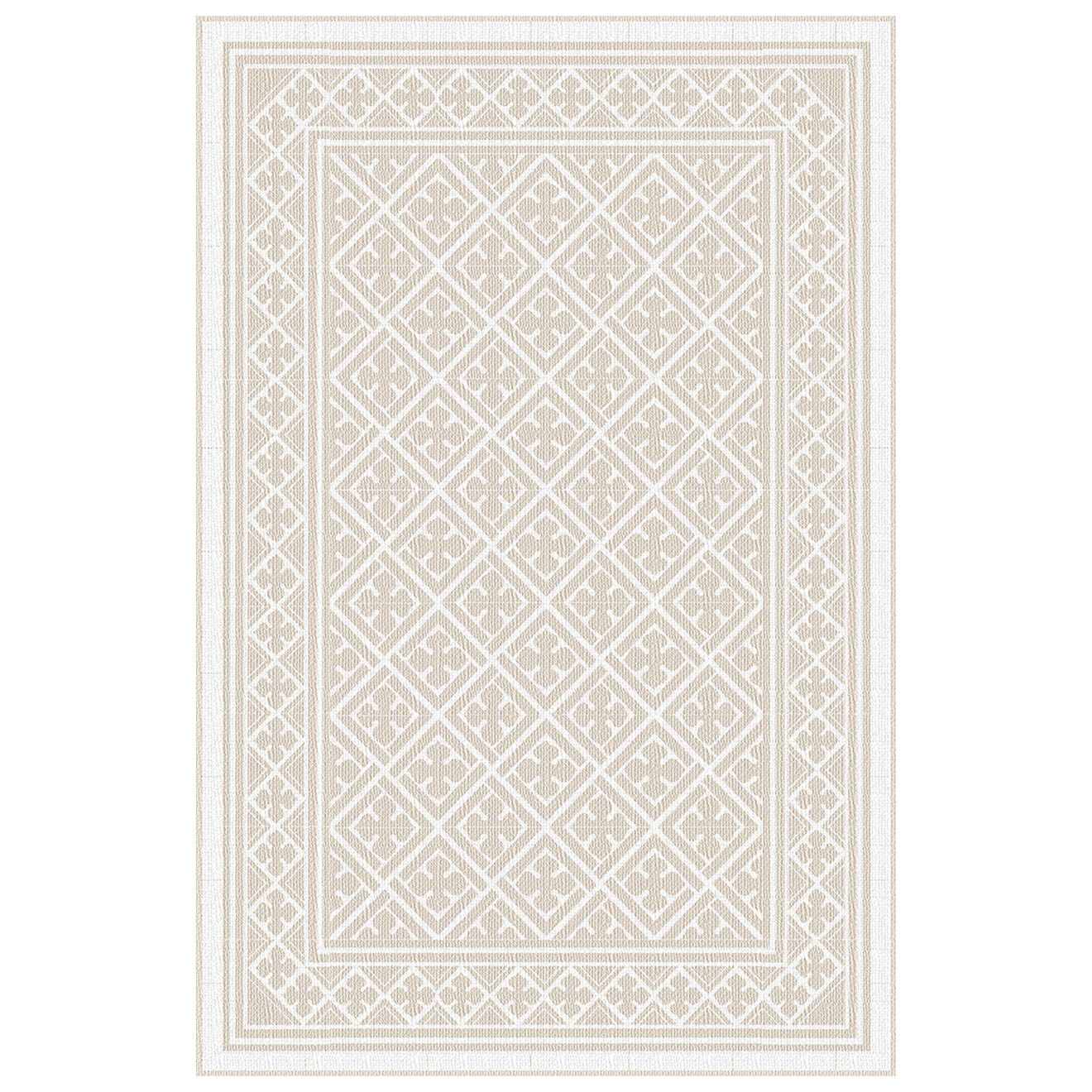 Tapis vinyle Palace sepia - 100x133 cm