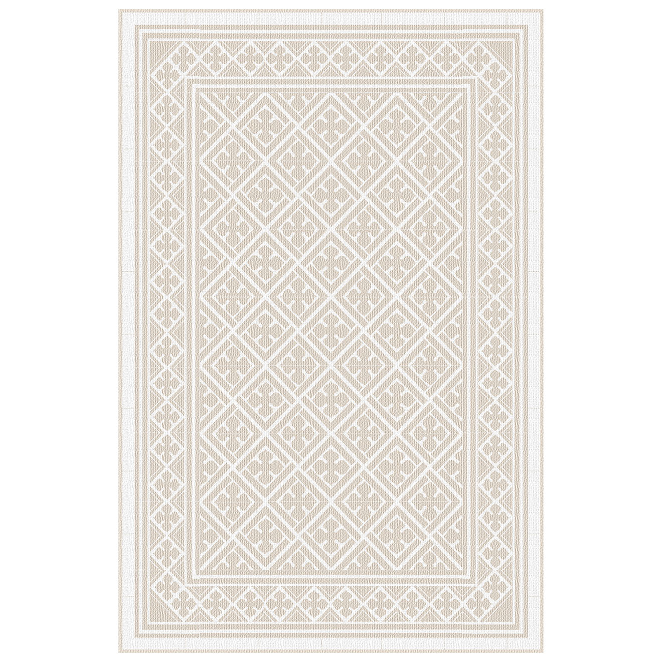 Tapis vinyle Palace sepia - 133x200 cm