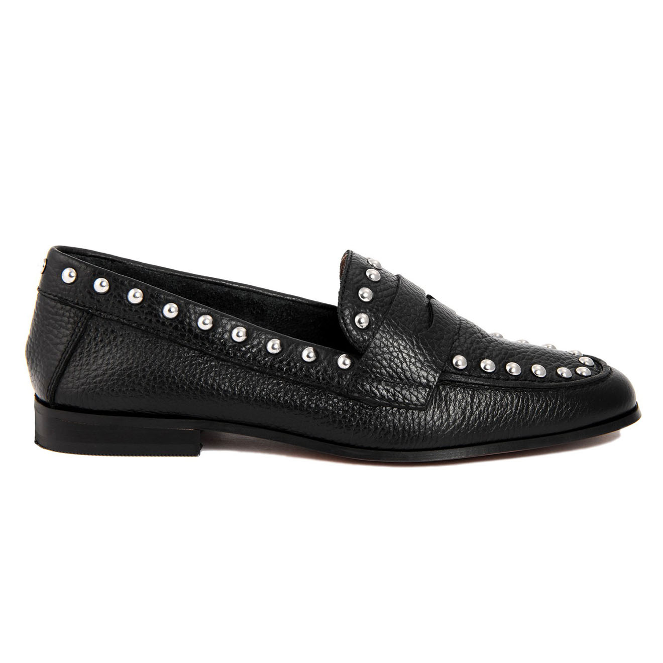 Mocassins en Cuir Lisabeth noirs