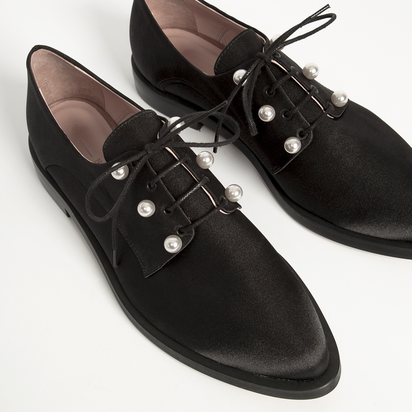 Derbies en Satin Liberty noires