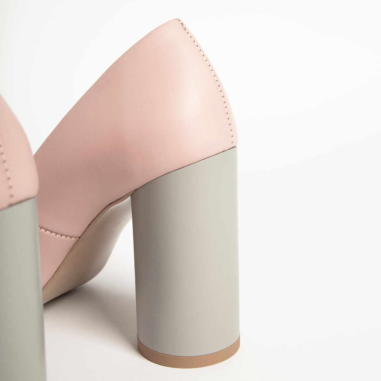 Trotters en Cuir New Energy rose/gris - Talon 9.5 cm