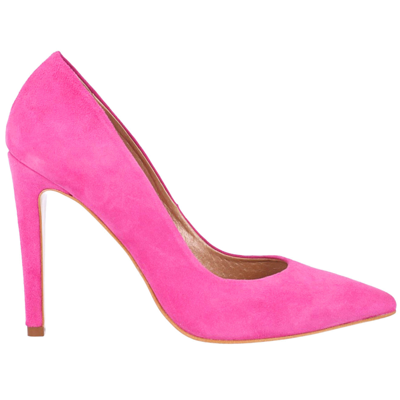 Escarpins en Cuir roses talon 10 cm