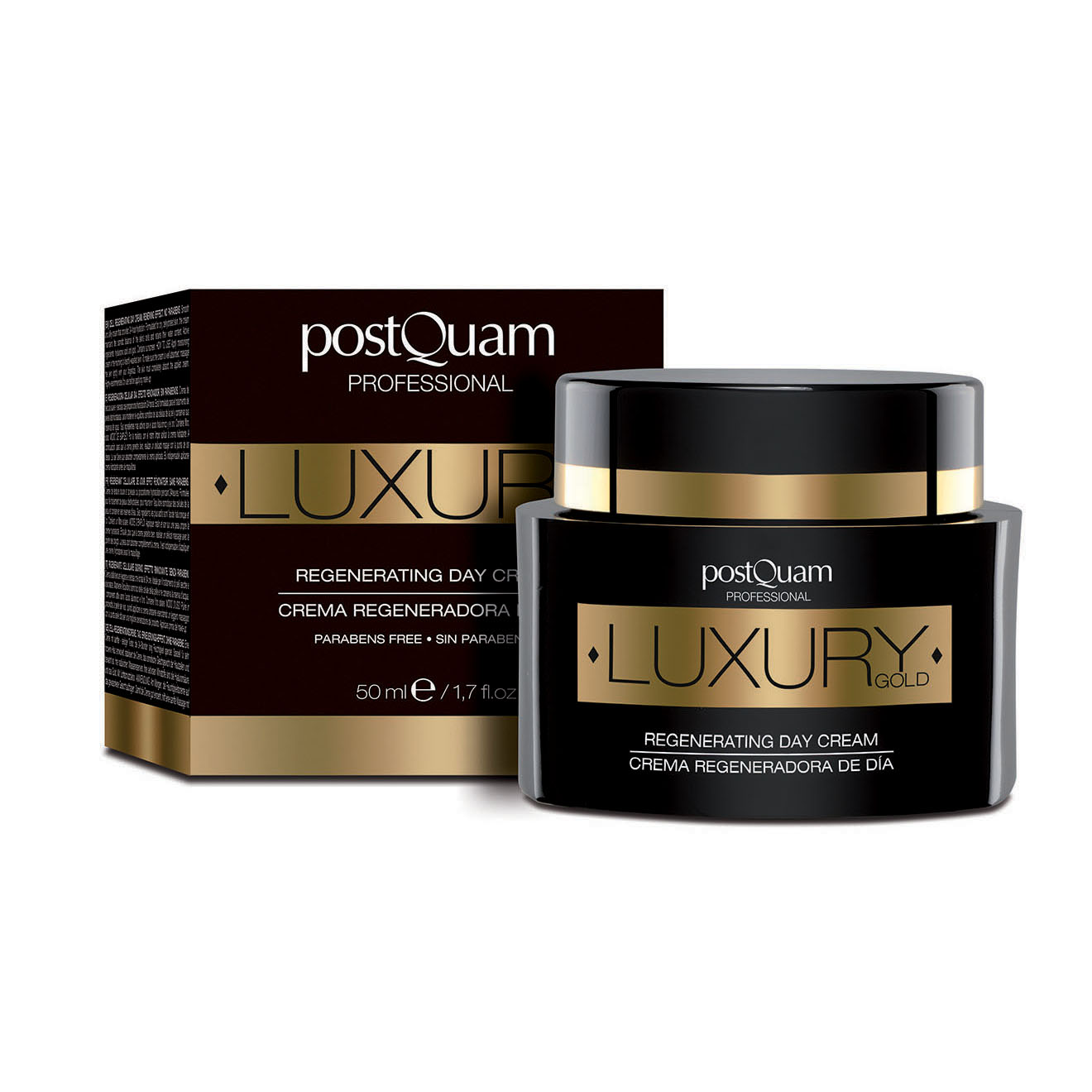 POSTQUAM  Luxury Gold Cr&egrave;me R&eacute;g&eacute;n&eacute;ratrice Jour 50 ml
