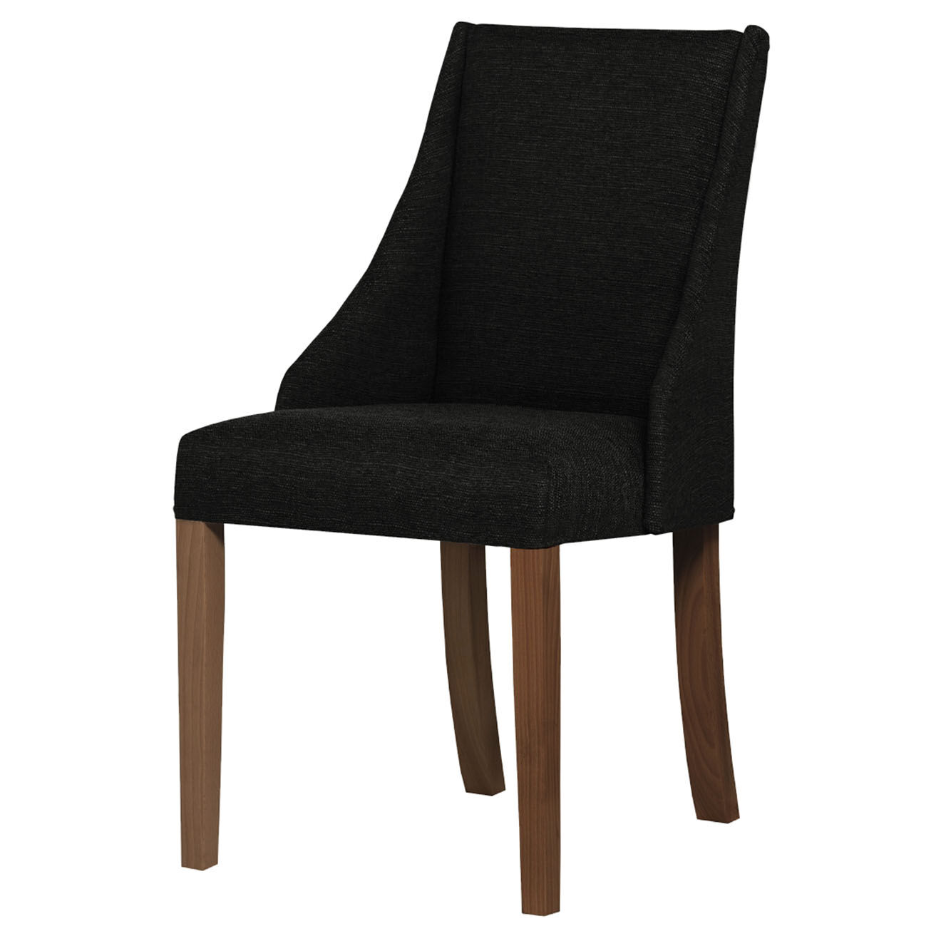 Chaise Absolu noire - 48x55x88 cm