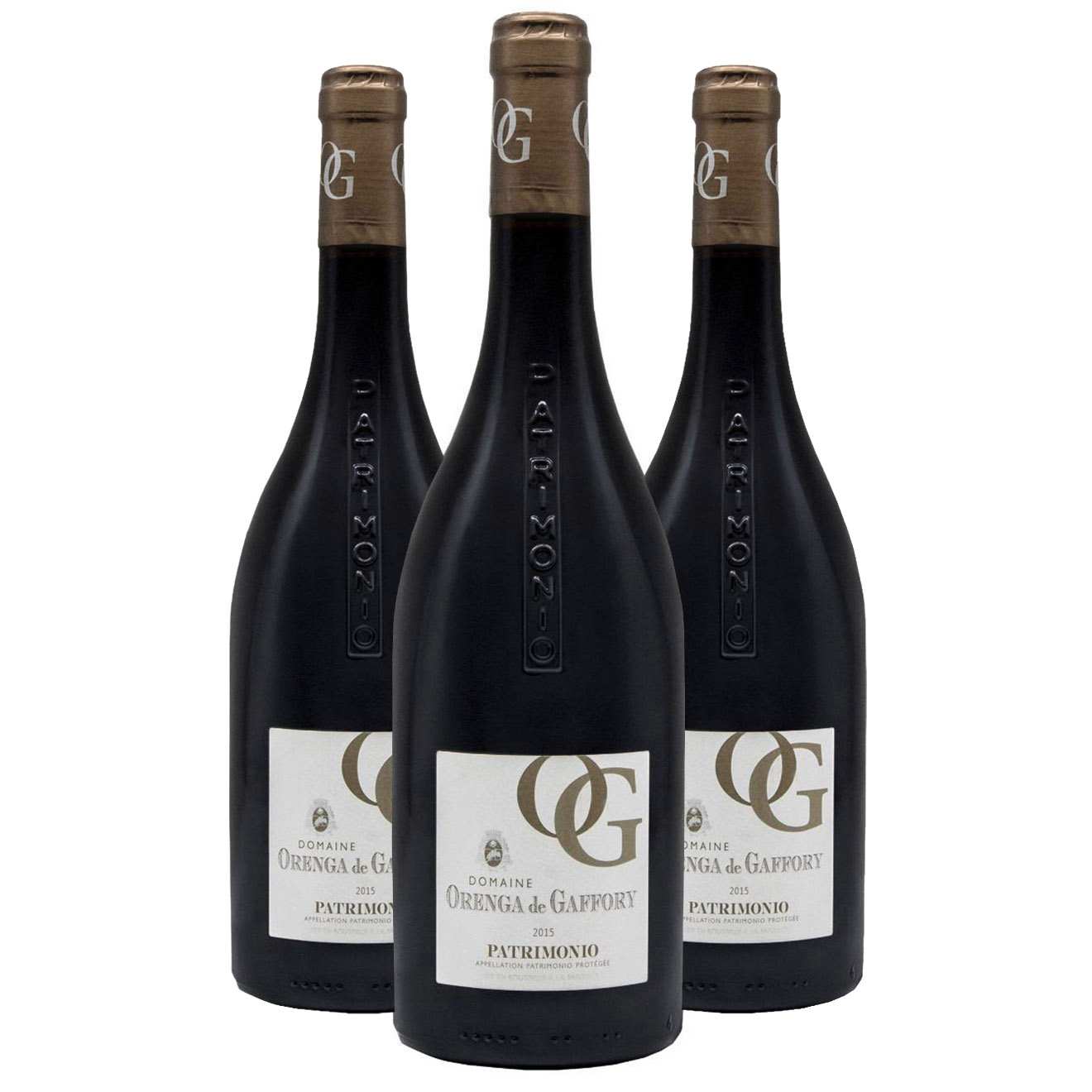 3 Patrimonio Rouge 2015 Orenga de Gaffory 75cl