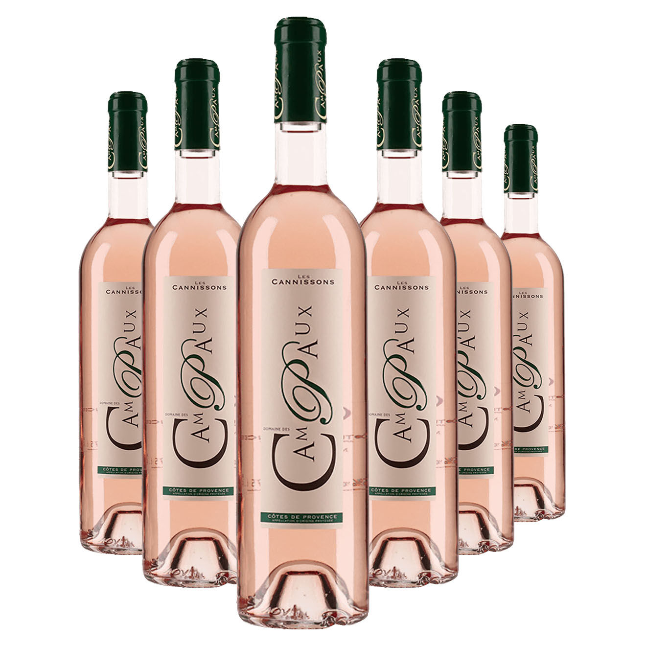 6 Côtes-de-Provence Les Cannissons 2017 D. des Campaux 75cl