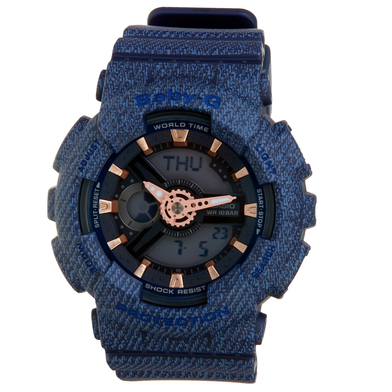 Baby-G - Montre Femme en Résine Baby-G bleu foncé