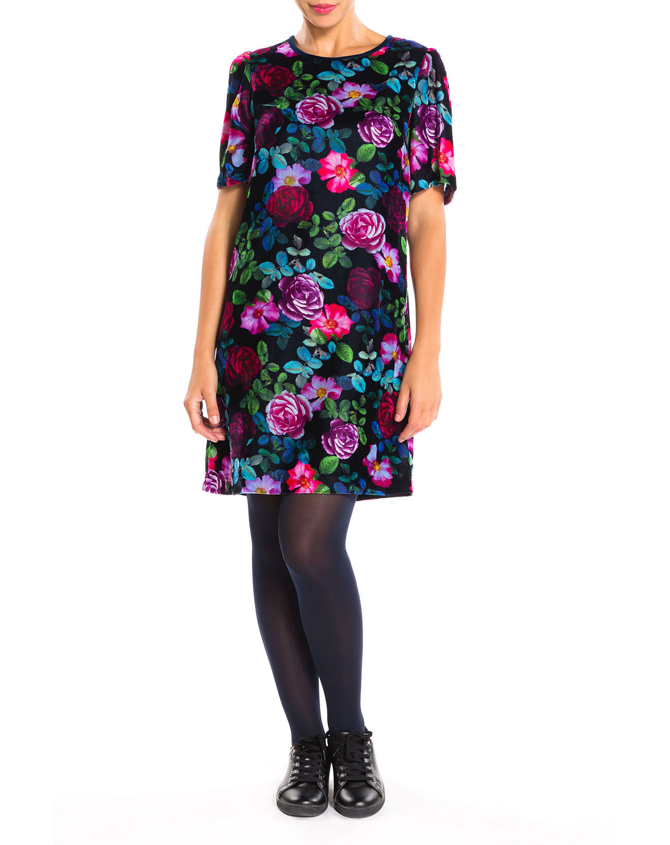 Robe Dedale en velours noire