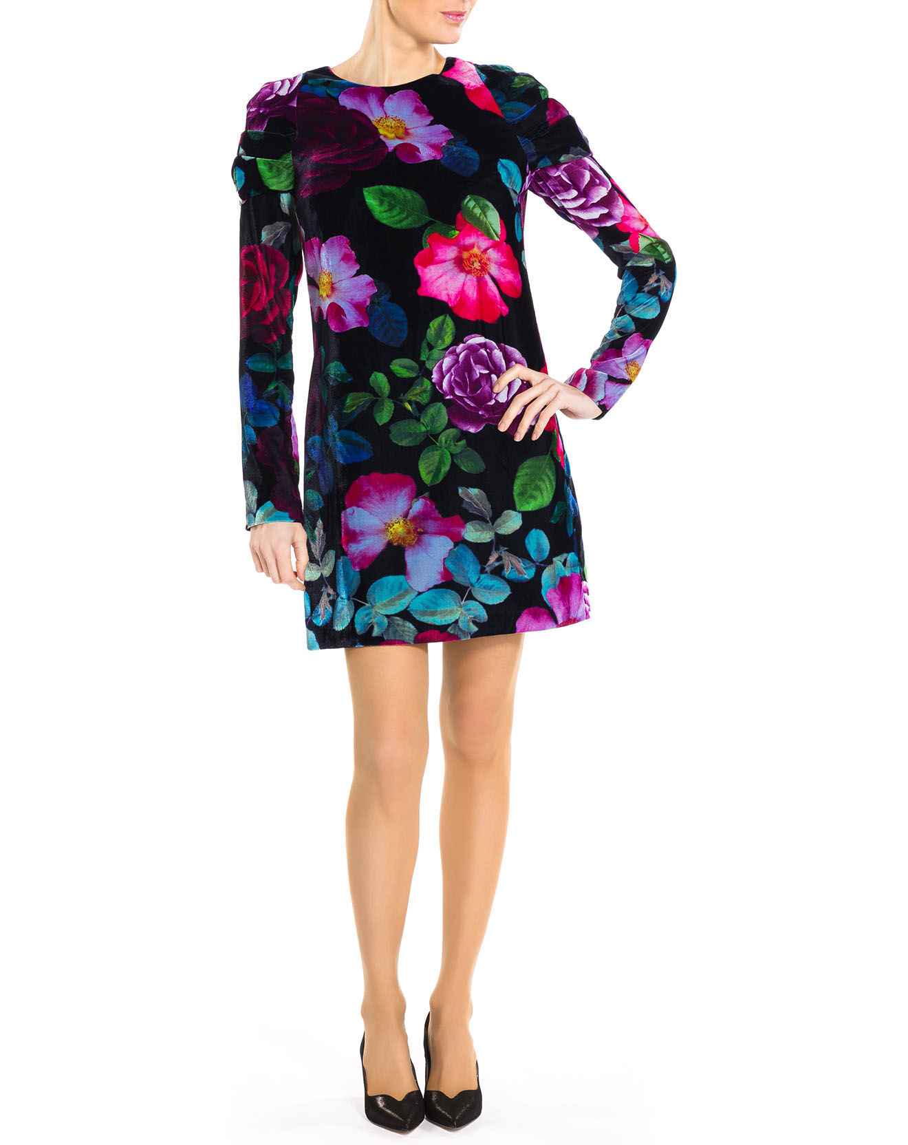 Robe Demele en velours noire