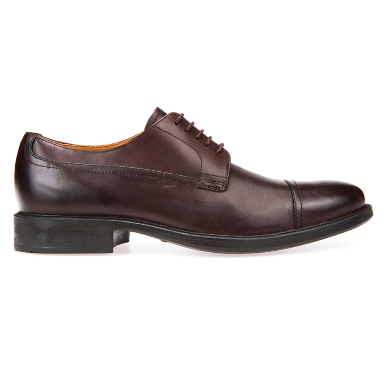Derbies en Cuir marron foncé