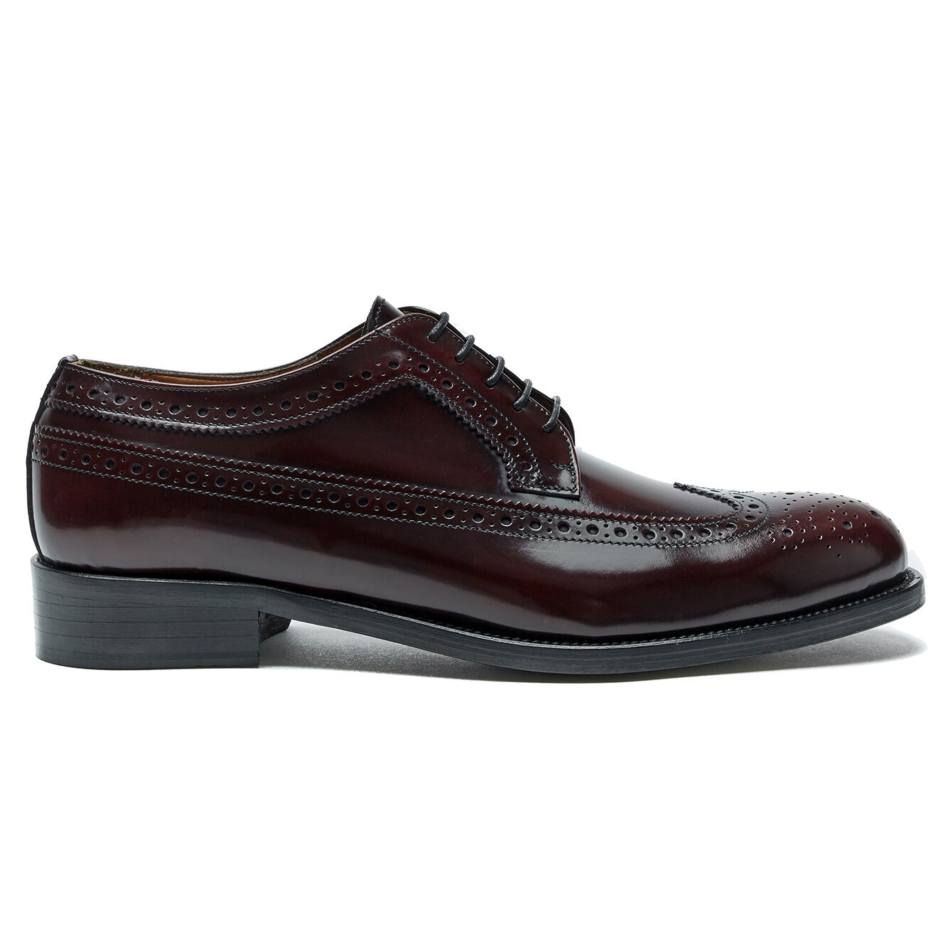 Derbies en Cuir Côme bordeaux