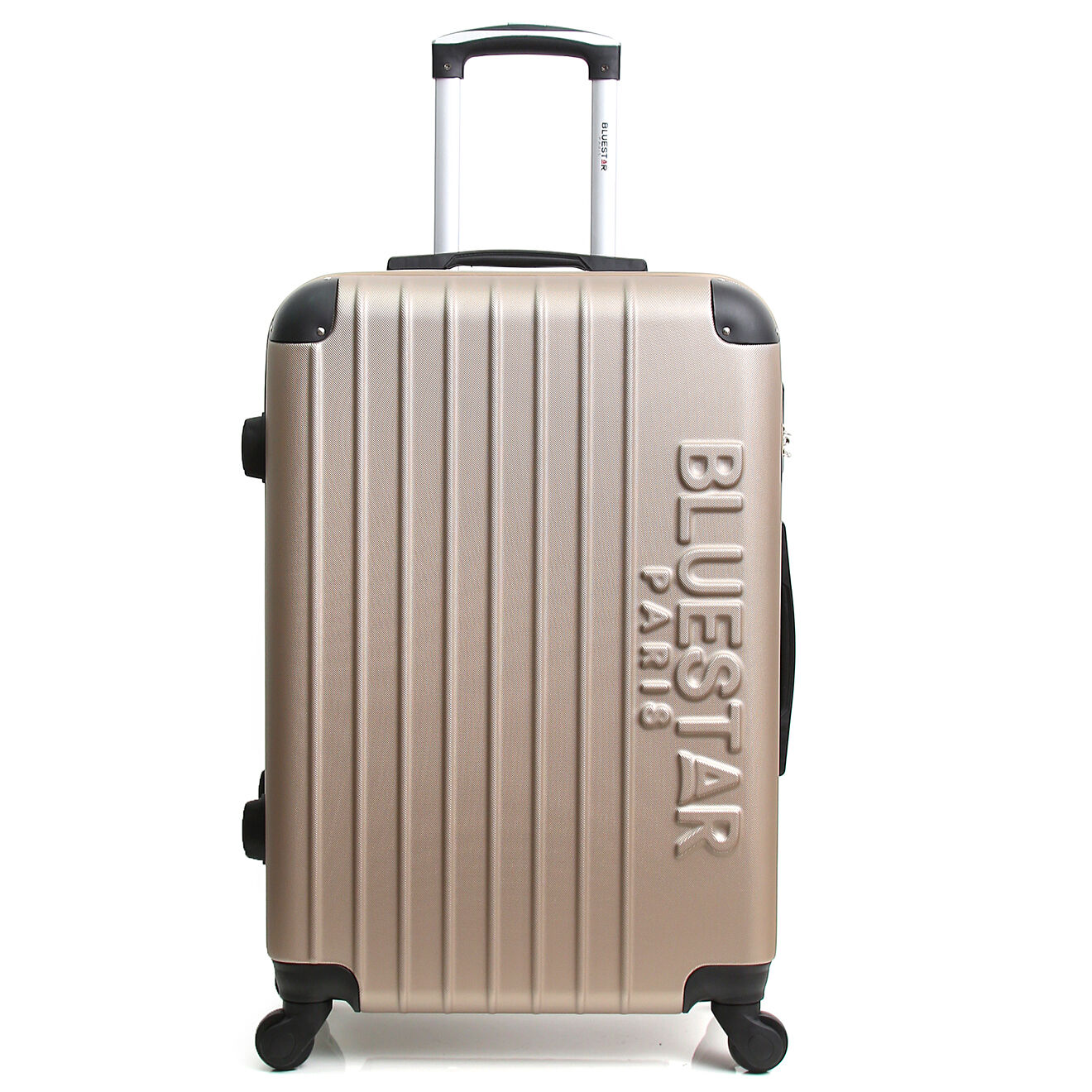 Valise Cabine 4 roues Bucarest 47 cm dorée