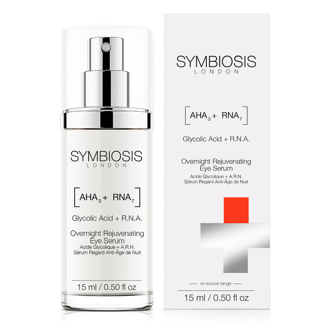 Symbiosis - Sérum yeux Anti-âge de Nuit Acide glycolique & A.R.N. - 15 ml