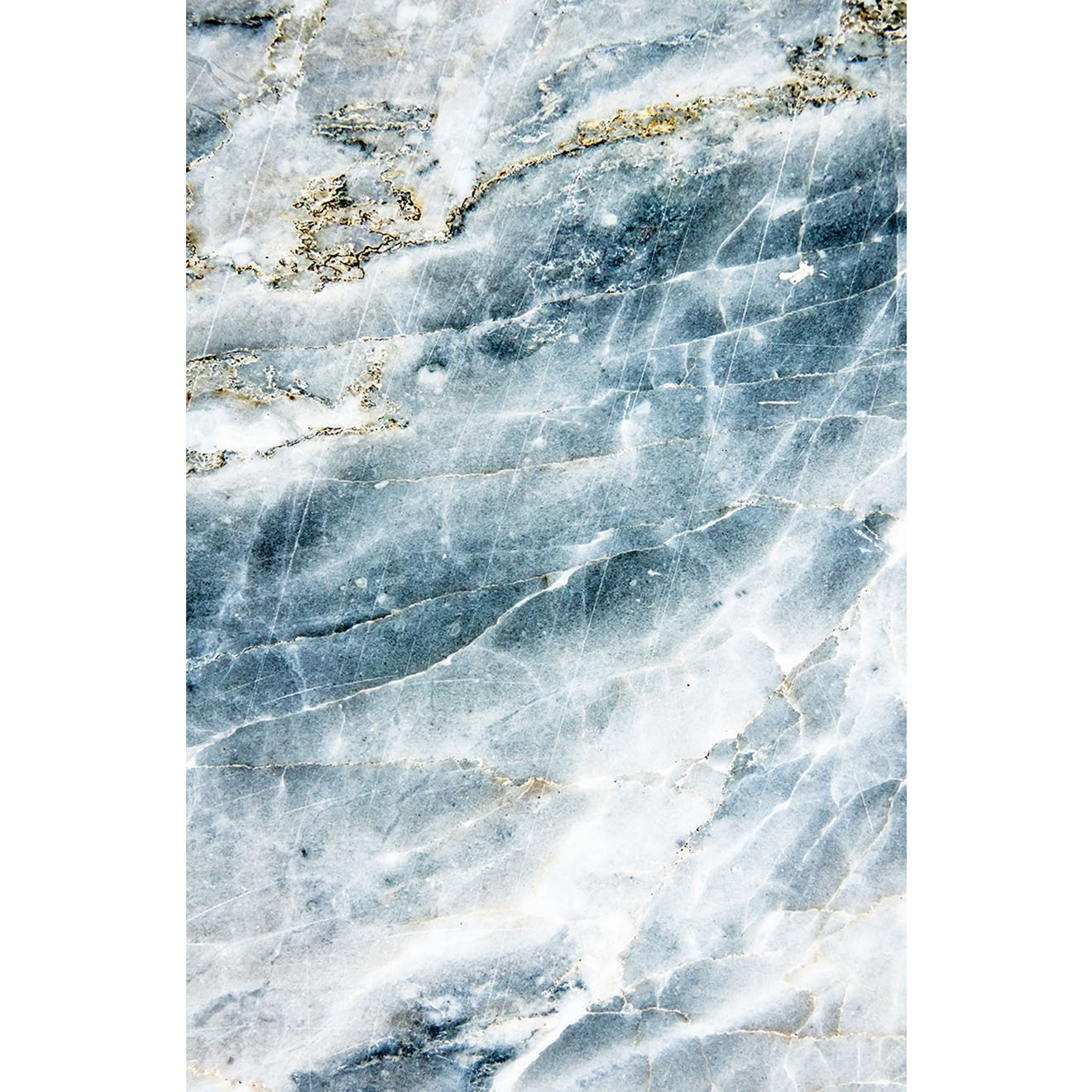 Tapis vinyle Cronos bleu - 66x180 cm