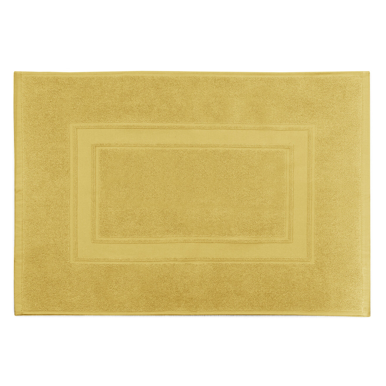 Tapis de bain Elisa jaune soleil - 50x70 cm