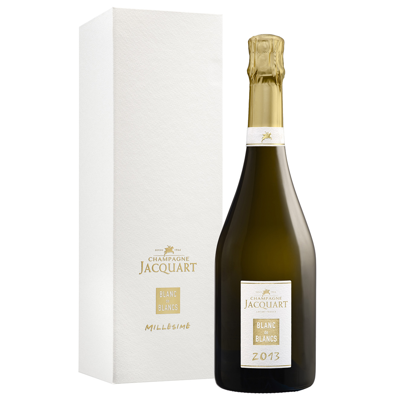 1 Champagne Blanc de Blancs 2013 Jacquart 75cl + Étui